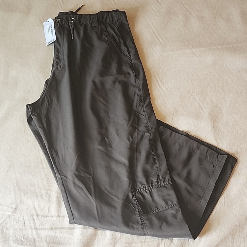 Plus Shell Cargo Pocket Straight Leg Pants